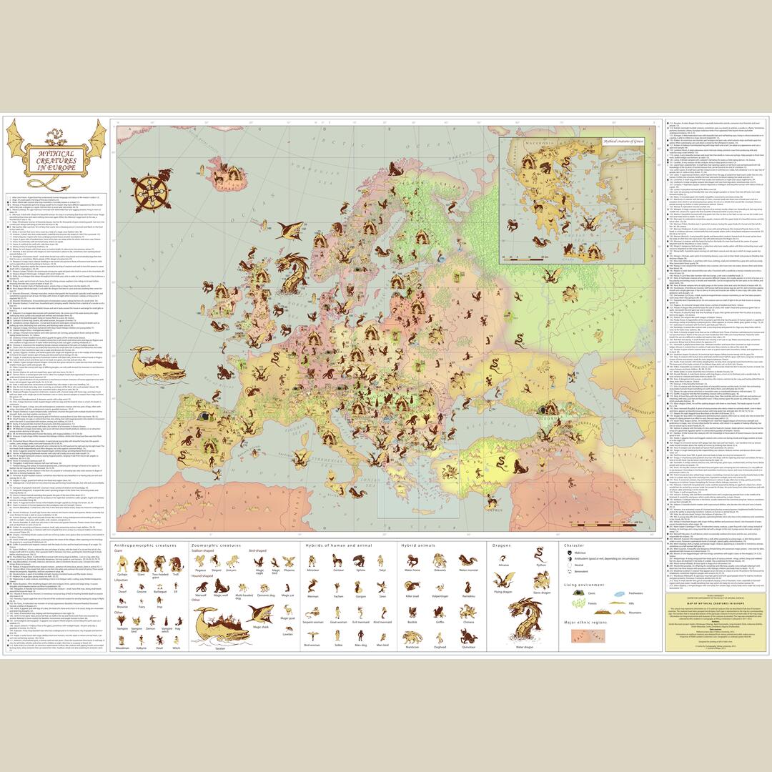 Mythical creatures in europe