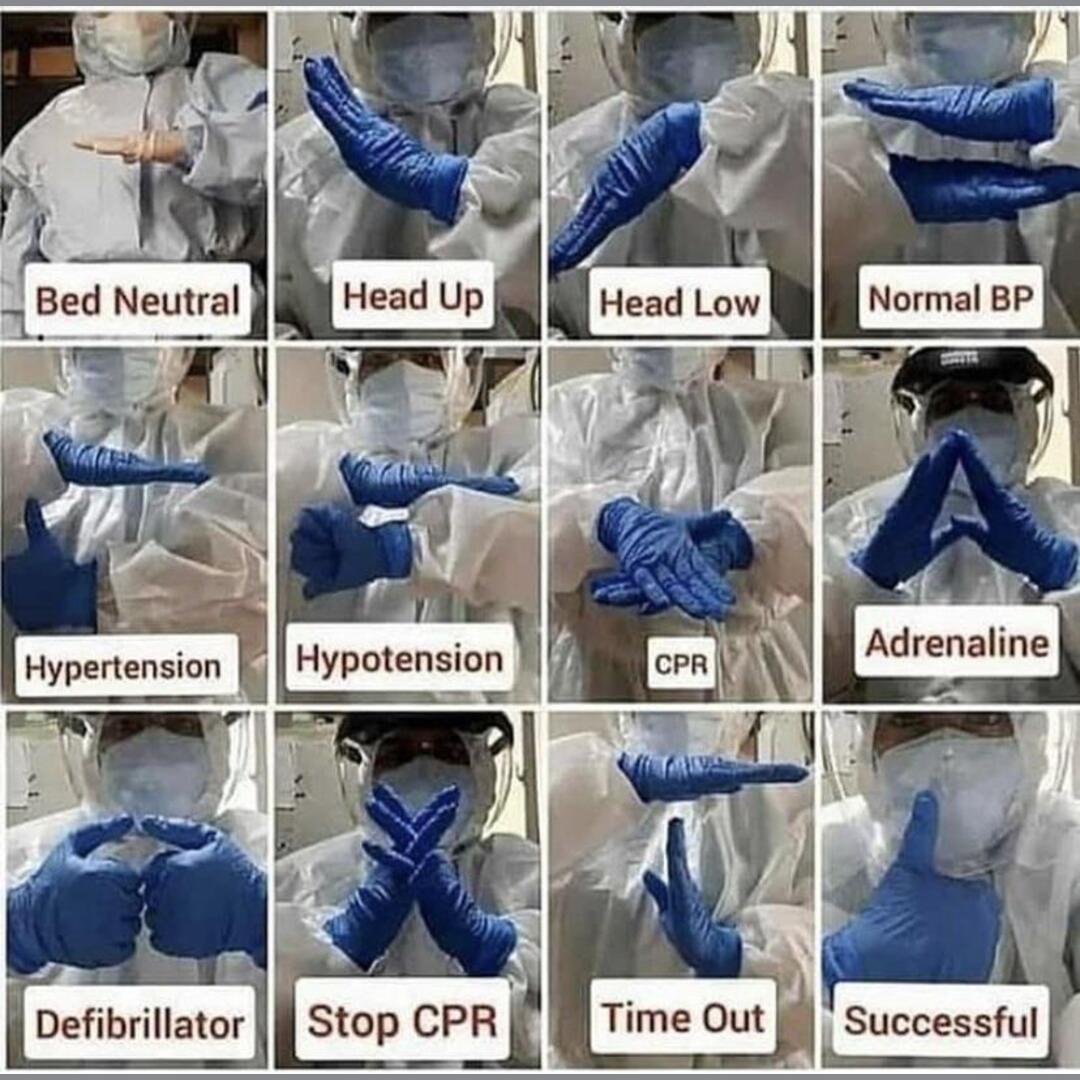 Sign language of COVID-19 doctors & nursing officers 👨‍⚕️👩‍⚕️