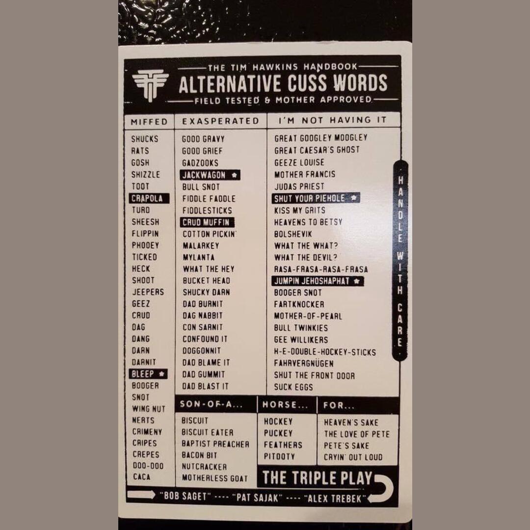 Alternative Cuss Words
