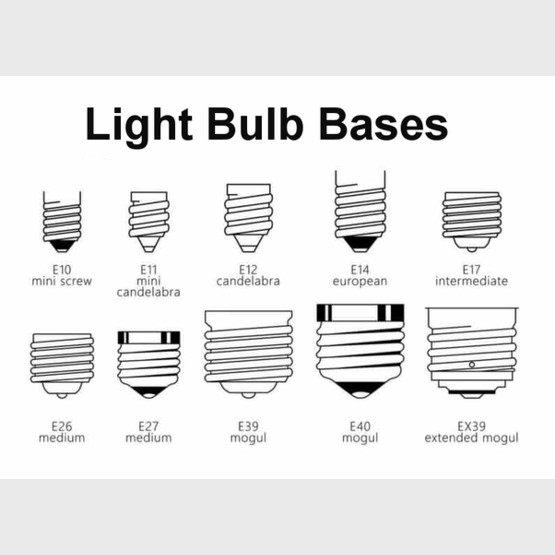 Light Bulb Bases