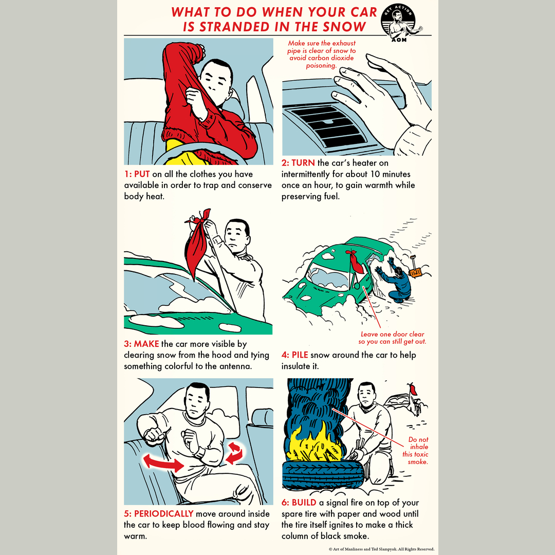 When your car is stranded in the snow