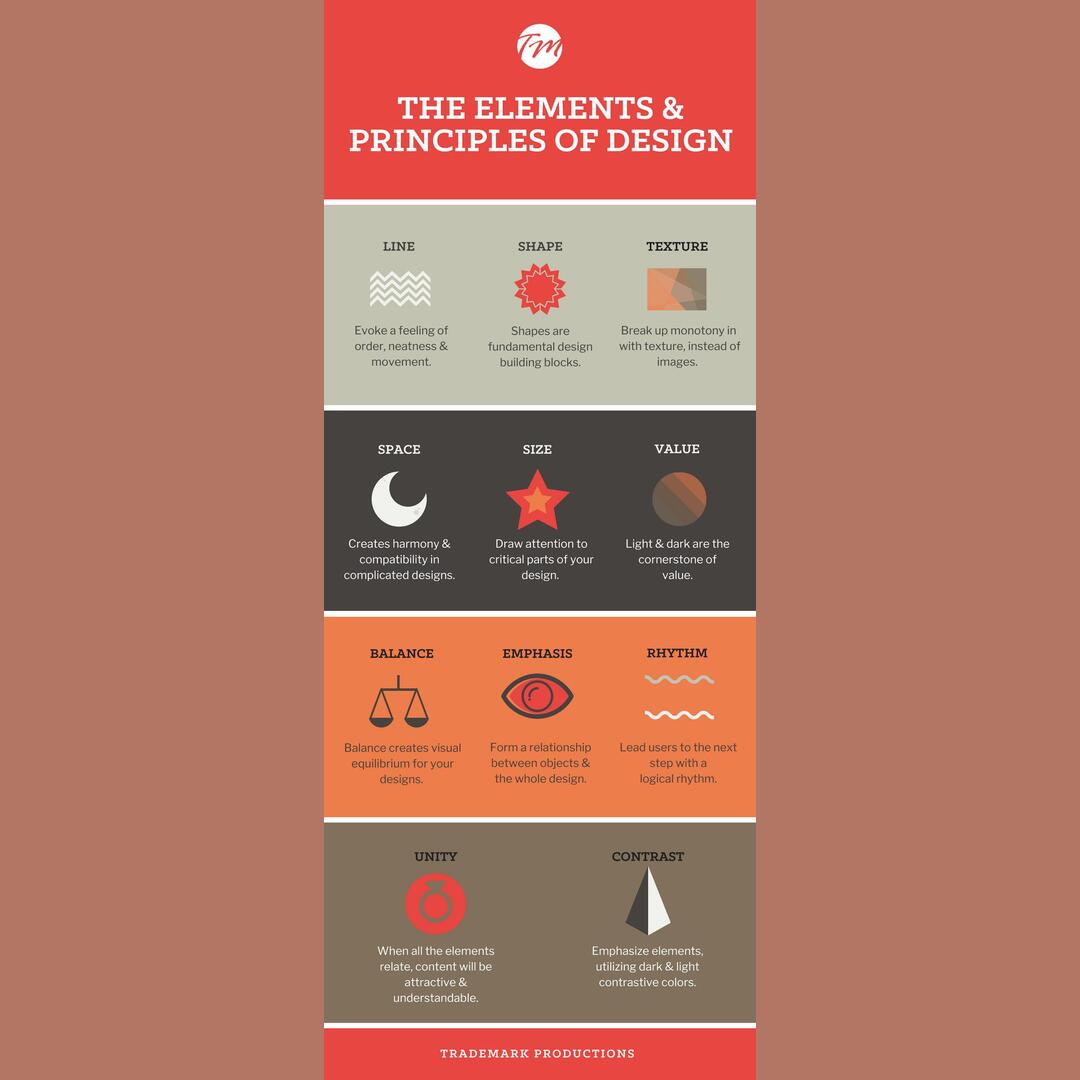 How different elements of Design evoke emotion.
