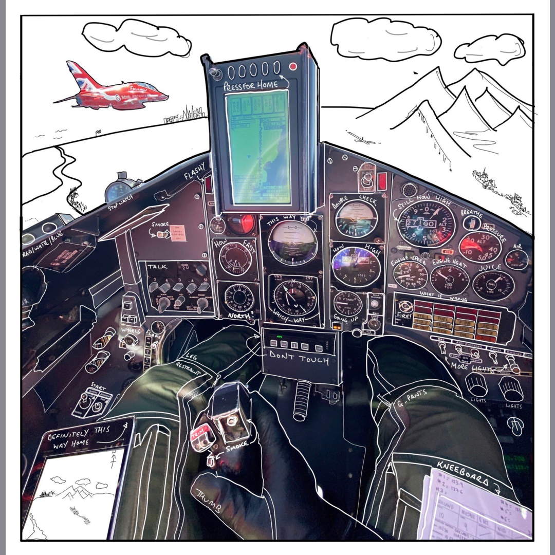 Saw a similar post for a 737, here s the cockpit layout of a red arrows jet