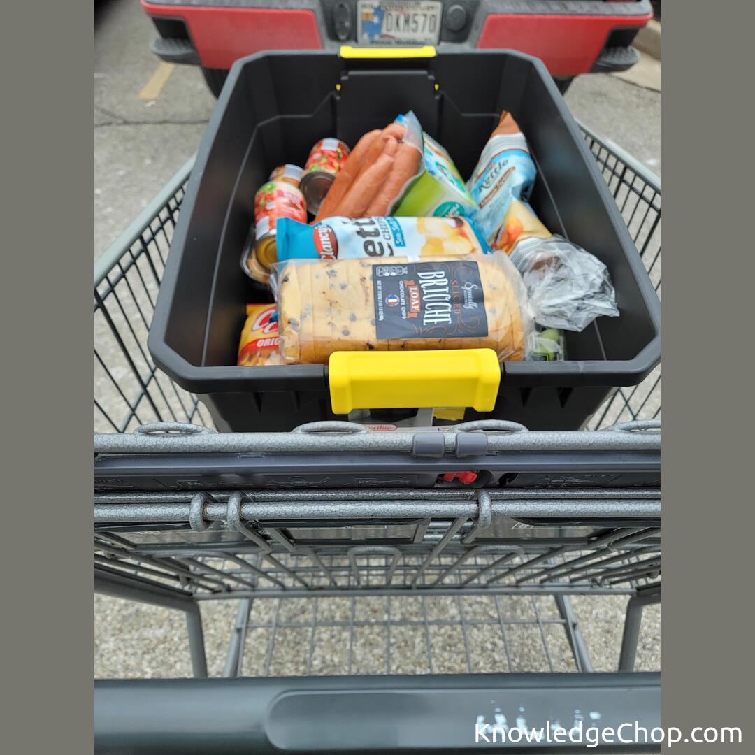 
Bought a tote just for groceries. No bags and carried a weeks worth of groceries into the house in one trip. 🌏