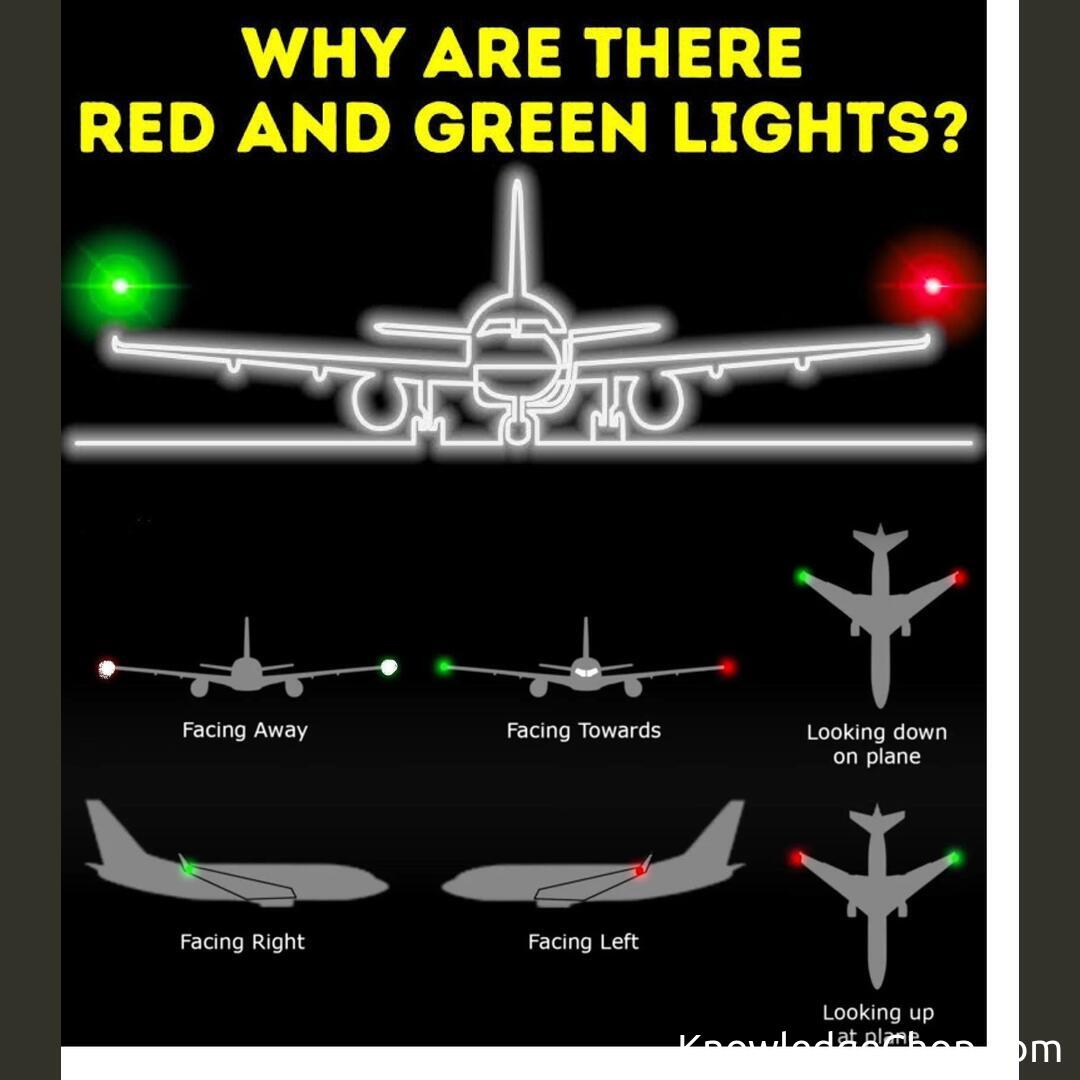 Why Do Airplanes Have Red and Green Lights?