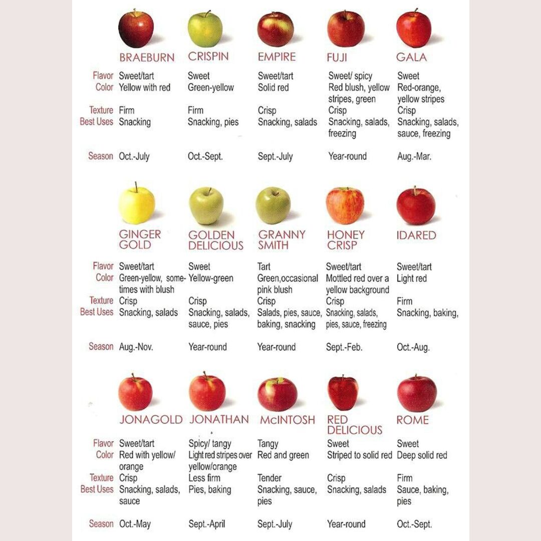 I can t be the only one confused by the many different apples one comes across in the produce department.