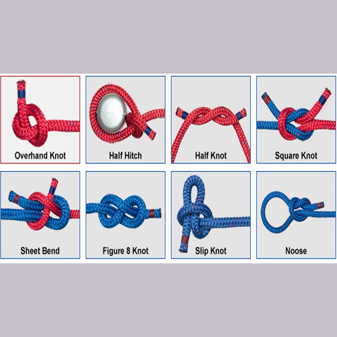 Learn how to tie knots!
