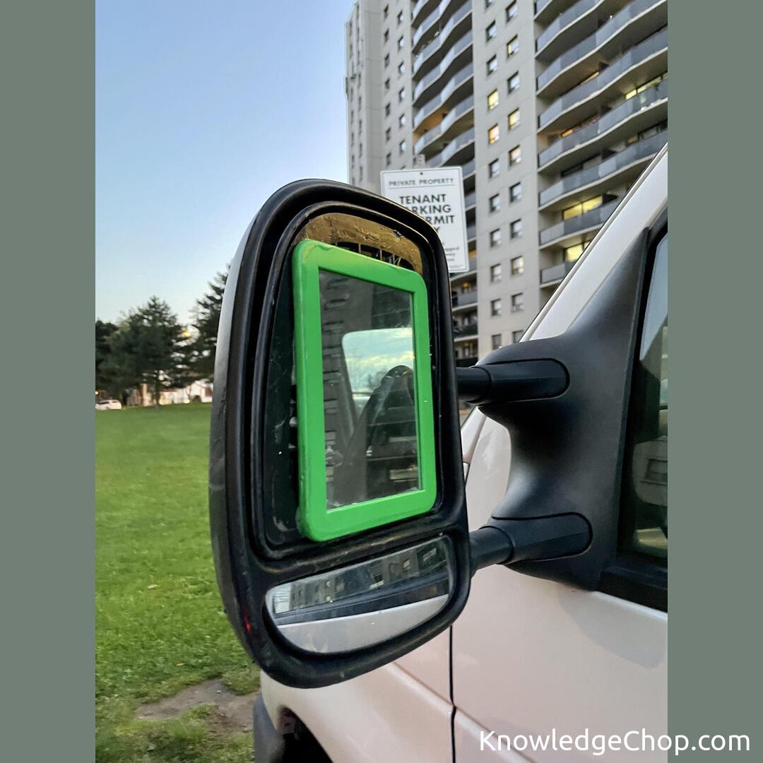 
Budget Rearview mirror....